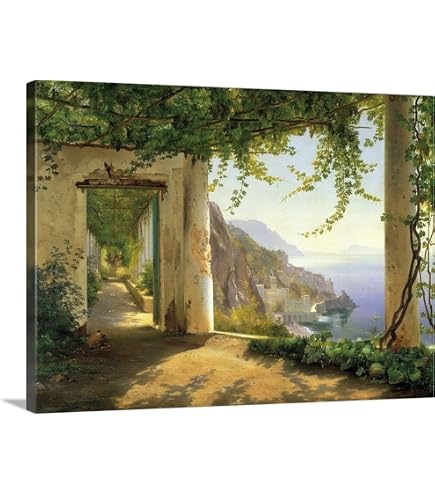 Amazon.com: CANVAS ON DEMAND View to the Amalfi Coast Canvas Wall